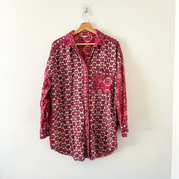 Free People Intimately Happy Holibabe Sleep Shirt - Picture 1 of 8